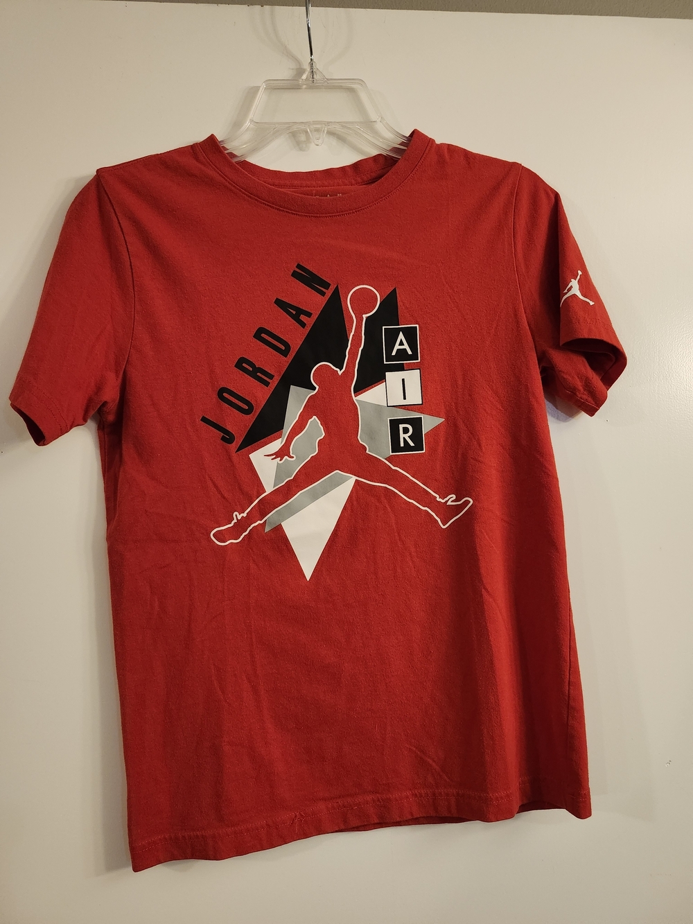 Air Jordan Red Graphic Men's T‑Shirt